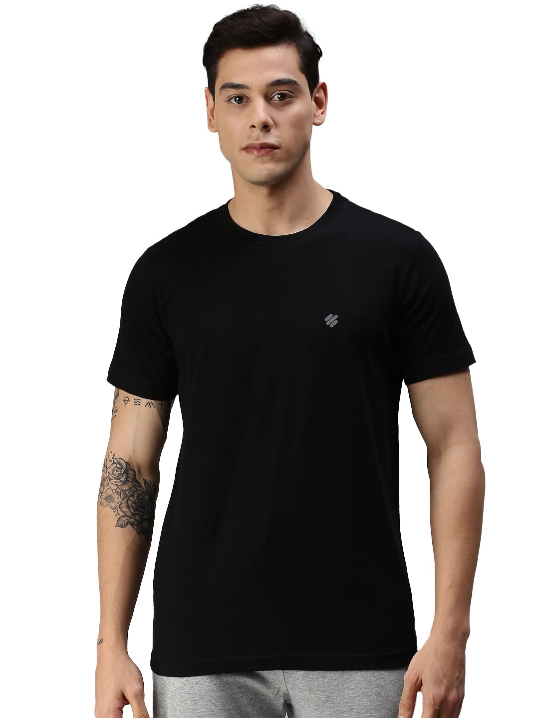 ONN Men’s Half Sleeves Round Neck 100% Cotton T-Shirt