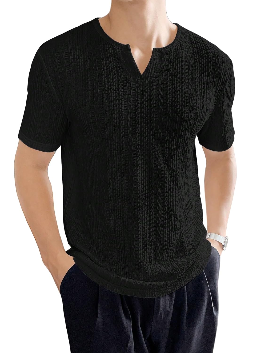 TAGDO Men’s Regular Fit Crew Neck Tees (2016)