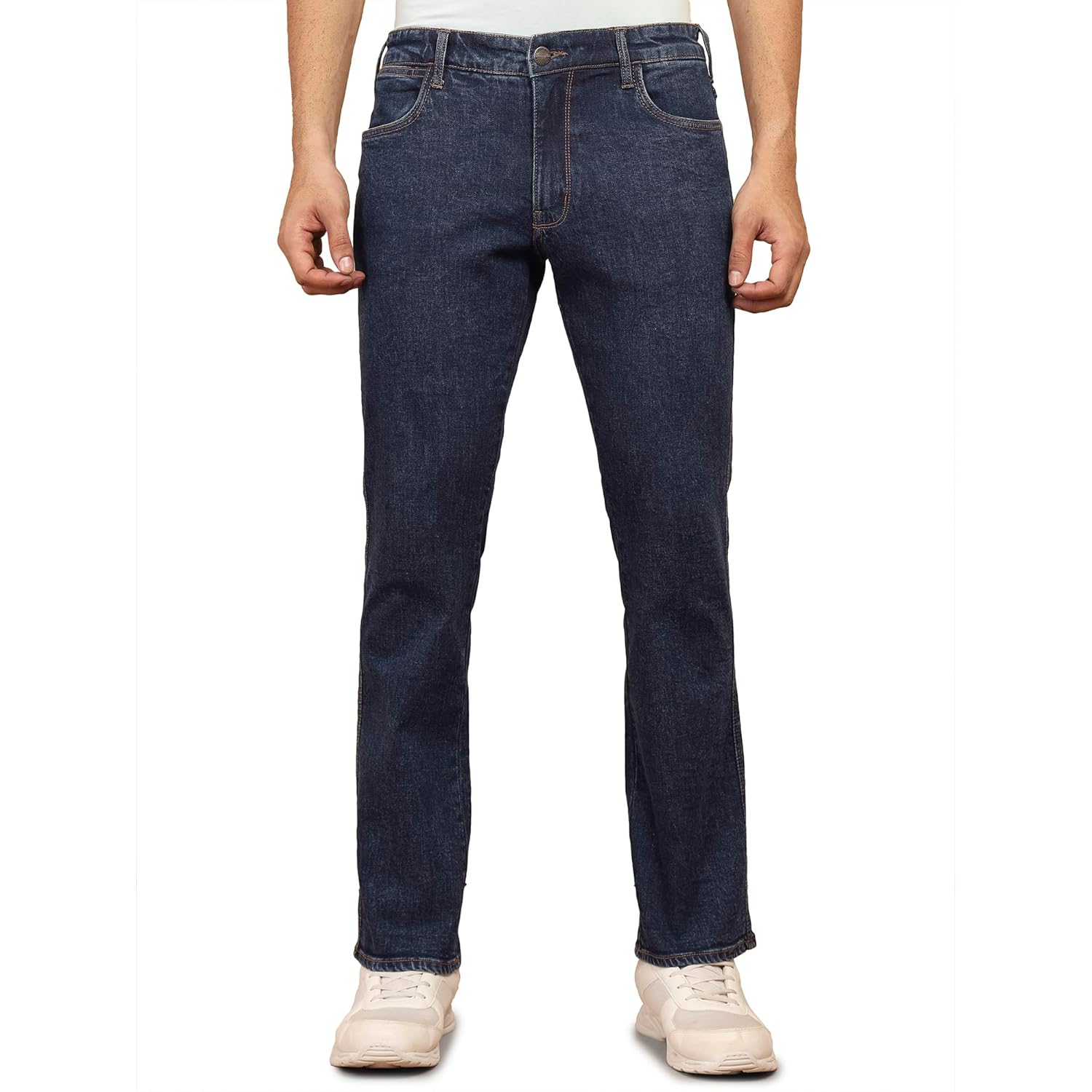 Wrangler Men’s Millard Straight Fit Mid-Rise Jeans