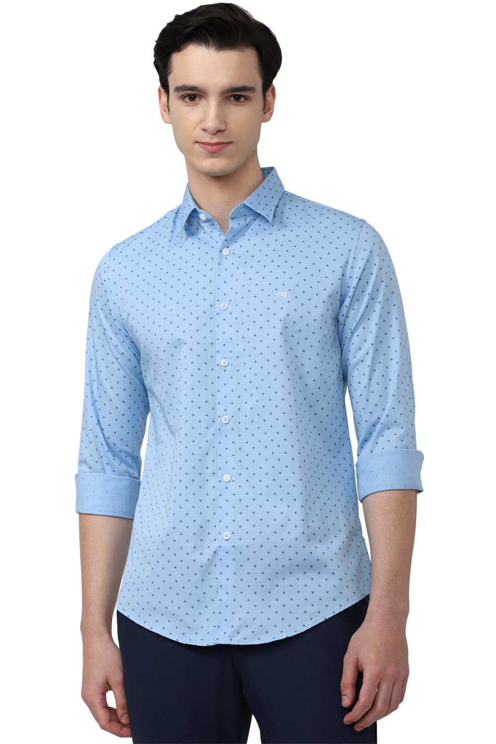 Peter England Men’s Printed Slim Fit Shirt