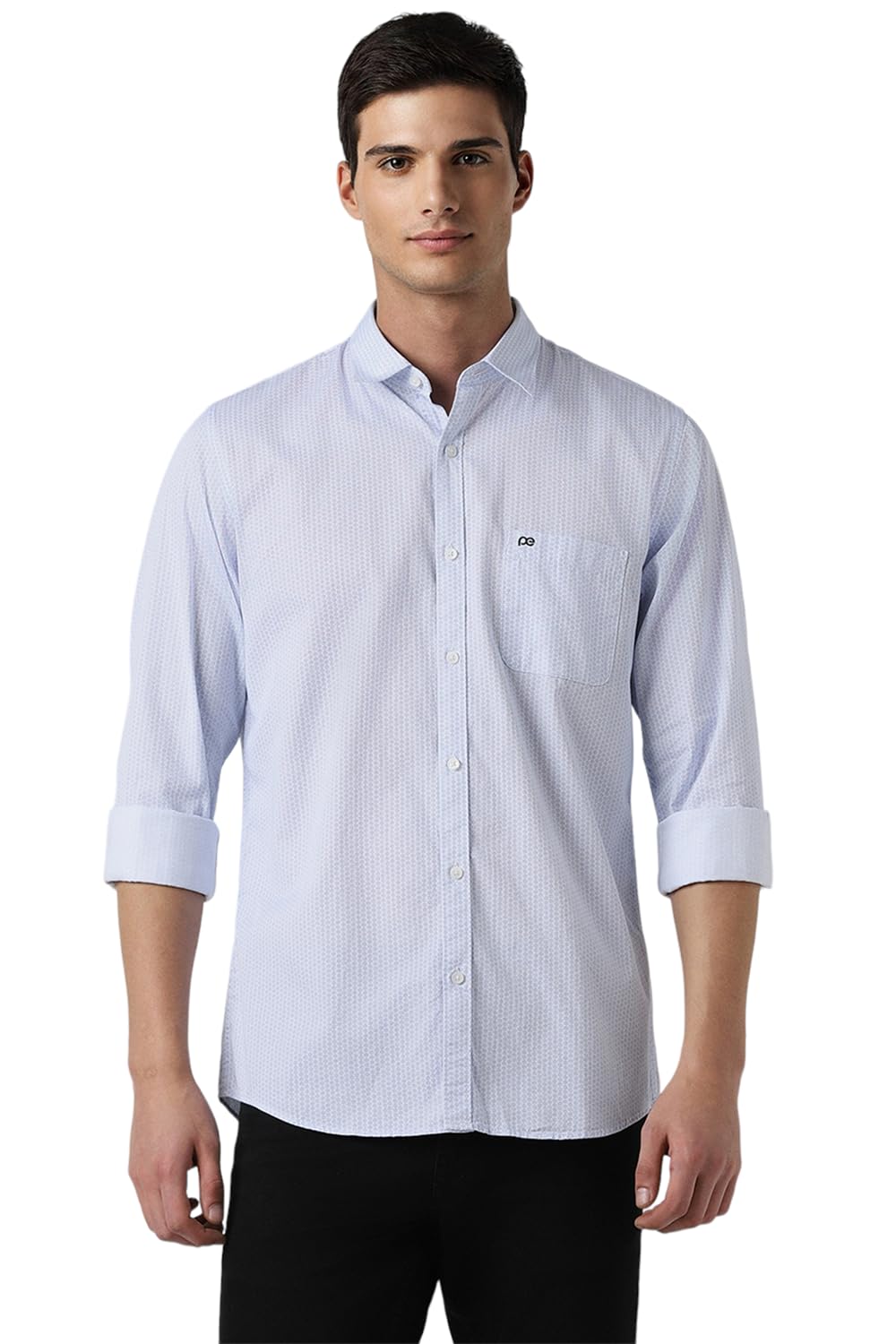 Peter England Men’s Printed Slim Fit Shirt