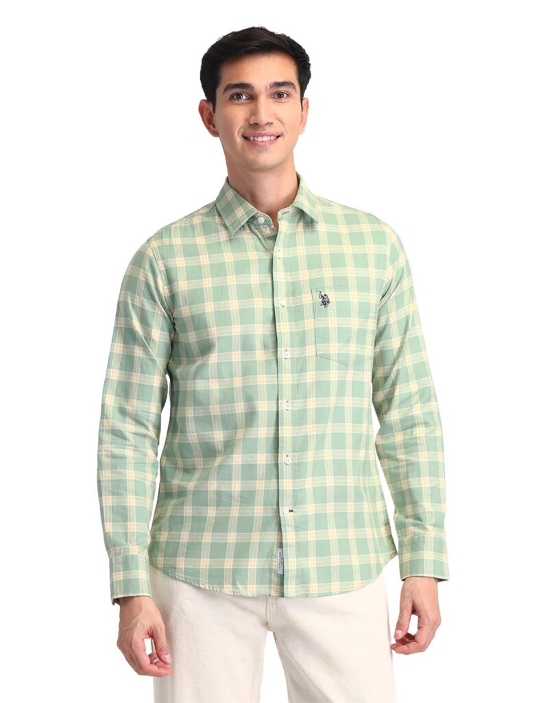 U.S. Polo Assn. Men’s Cotton Tailored Fit Shirt U.S. Polo Assn. Men’s Cotton Tailored Fit Shirt