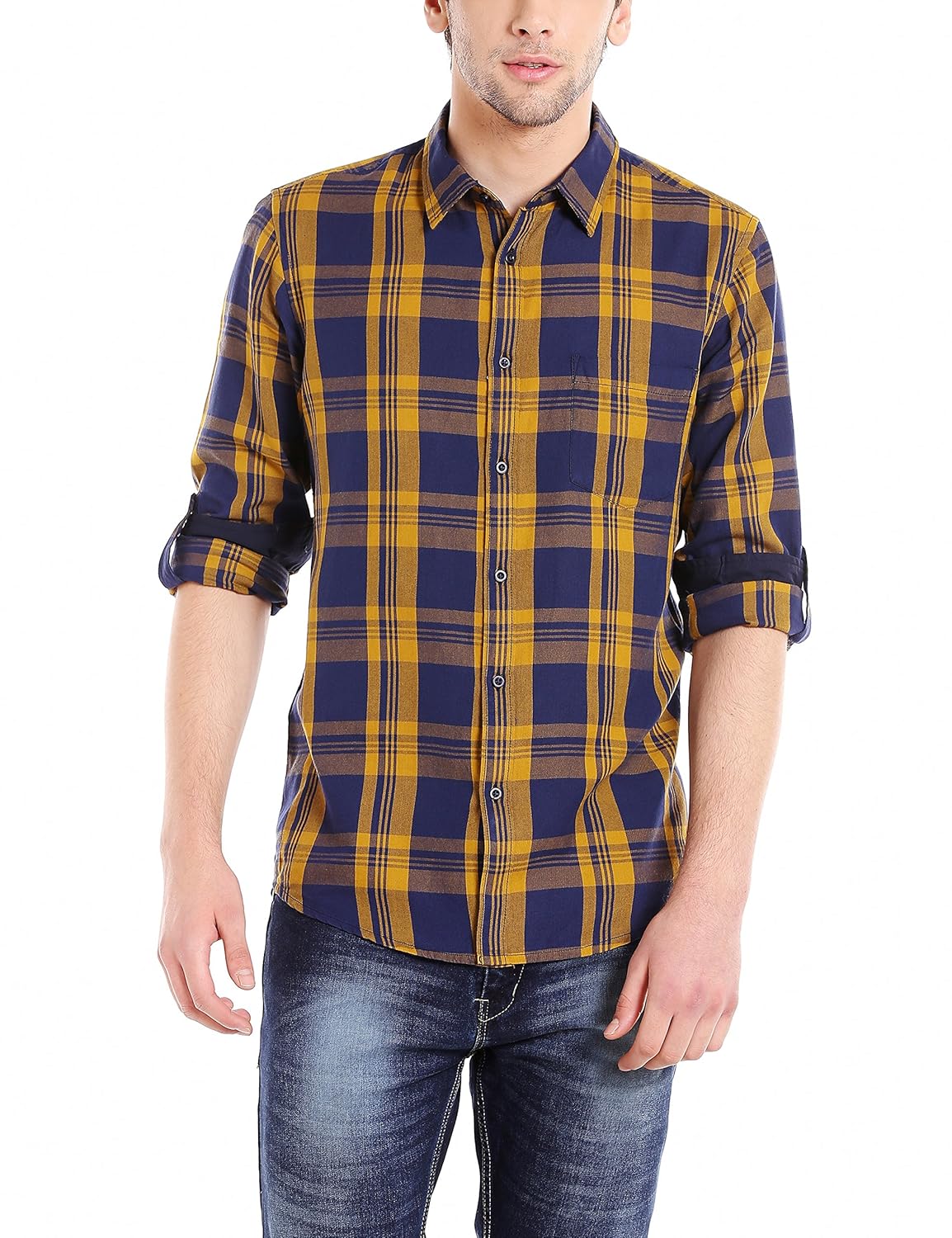 Dennis Lingo Men’s Cotton Slim Fit Shirt