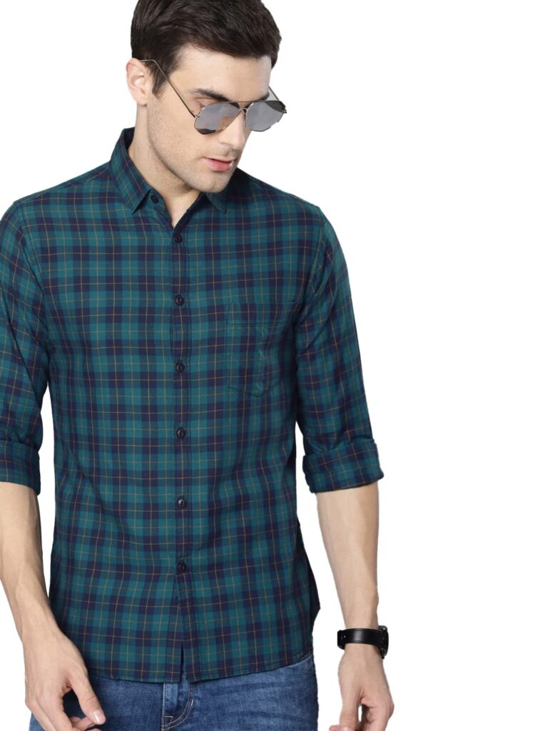 Dennis Lingo Men’s Cotton Slim Fit Shirt