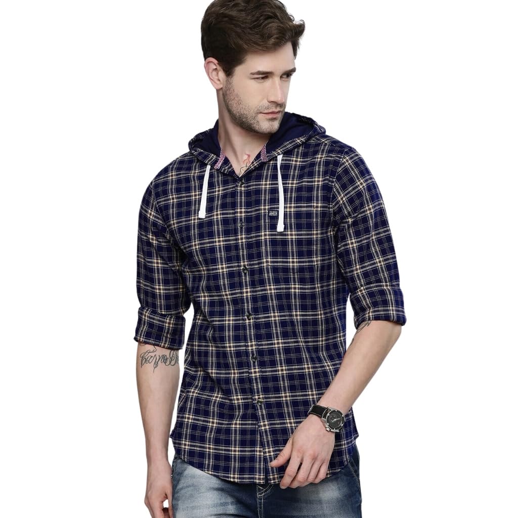 The Indian Garage Co Men’s Cotton Slim Fit Shirt The Indian Garage Co Men’s Cotton Slim Fit Shirt