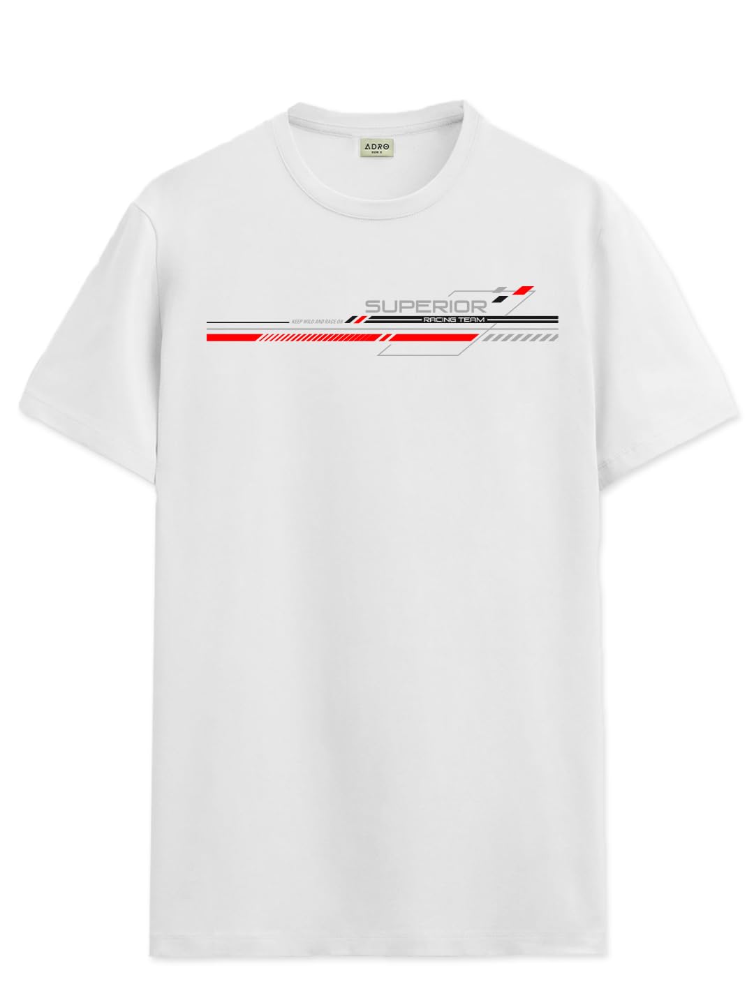 ADRO Men’s Graphic Printed 100% Cotton T-Shirt – Regular Fit, Printed T-Shirts for Men