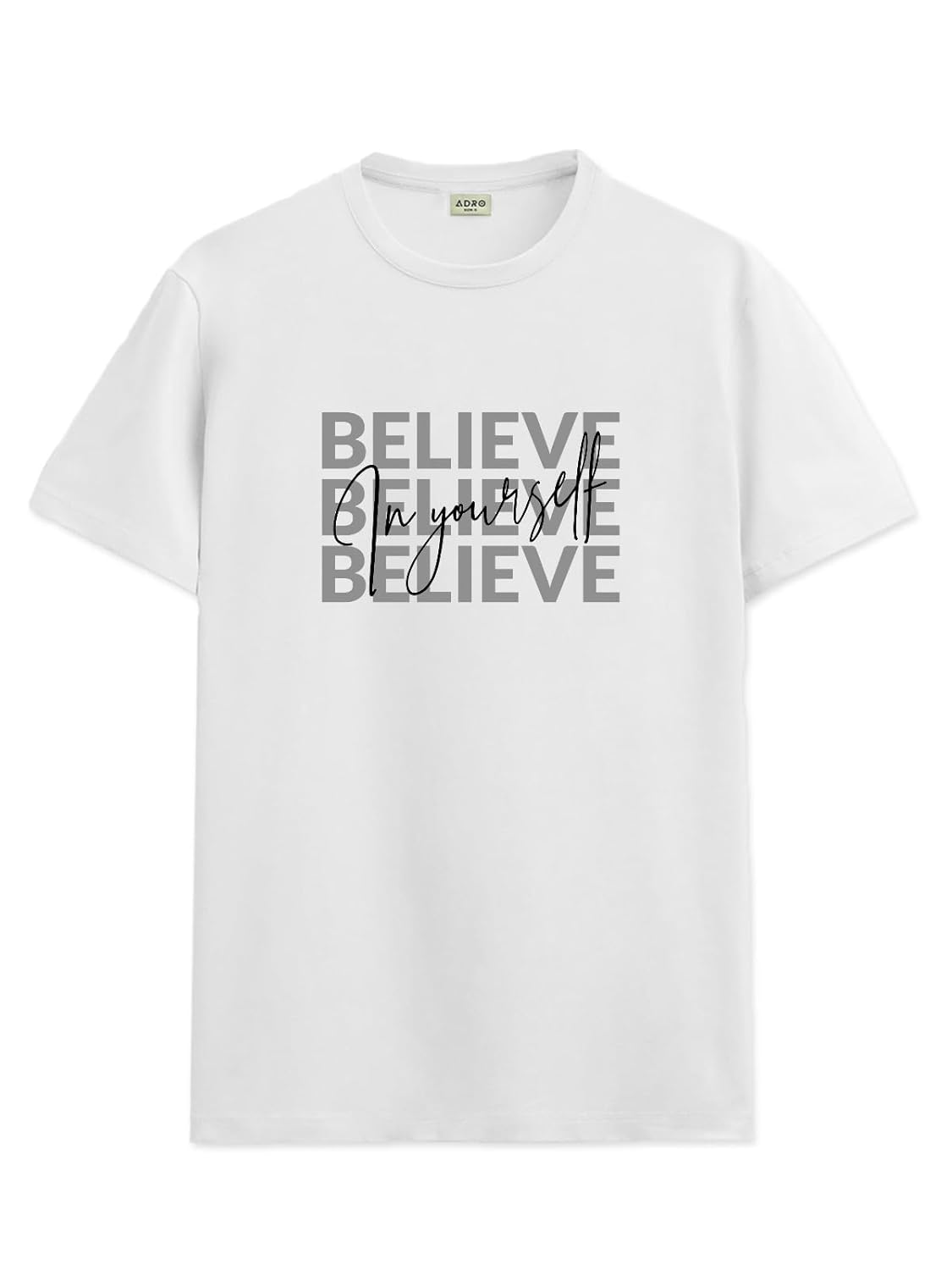 ADRO Tshirt for Men | Printed T Shirt for Men | 100% Cotton Regular Fit T-Shirt |Printed T Shirt