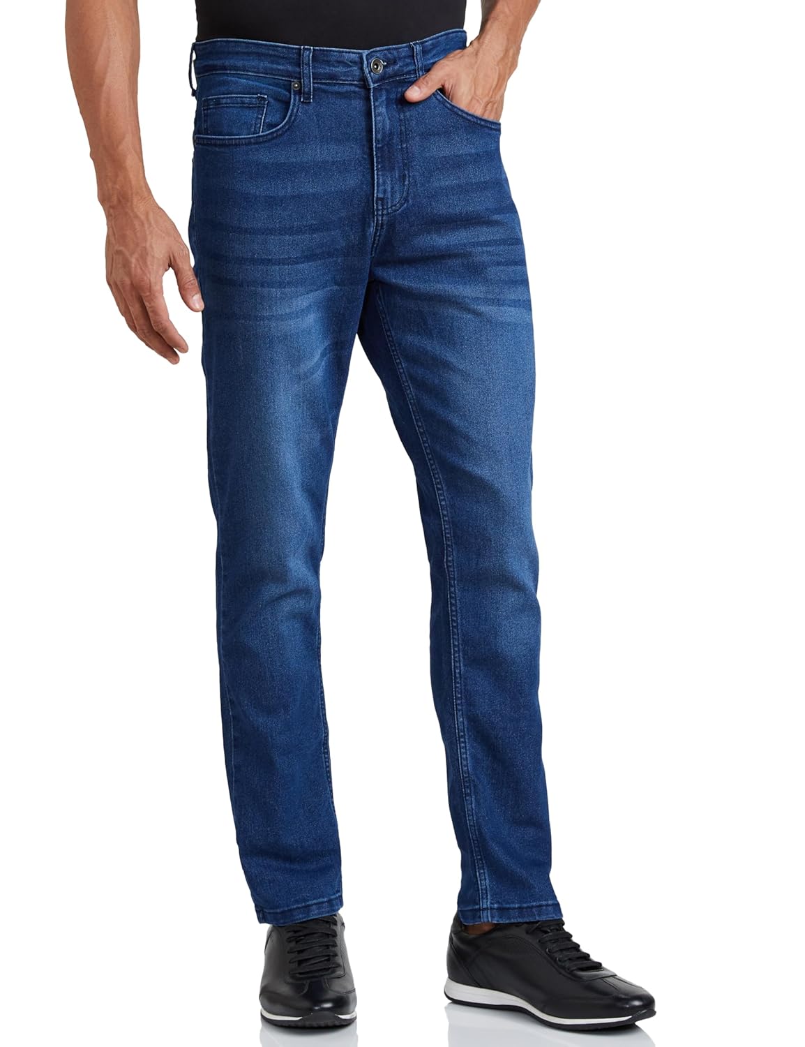 Amazon Brand – Symbol Men’s Relaxed Fit Mid Rise Jeans