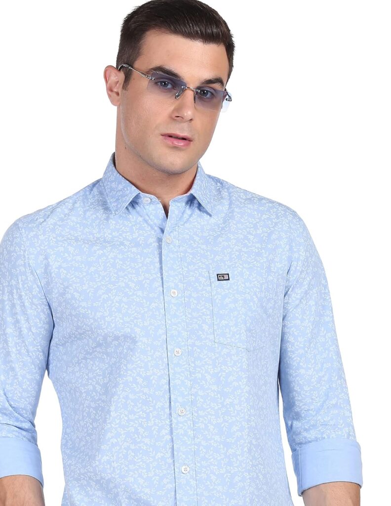 Arrow Men’s Printed Slim Fit Casual Shirt