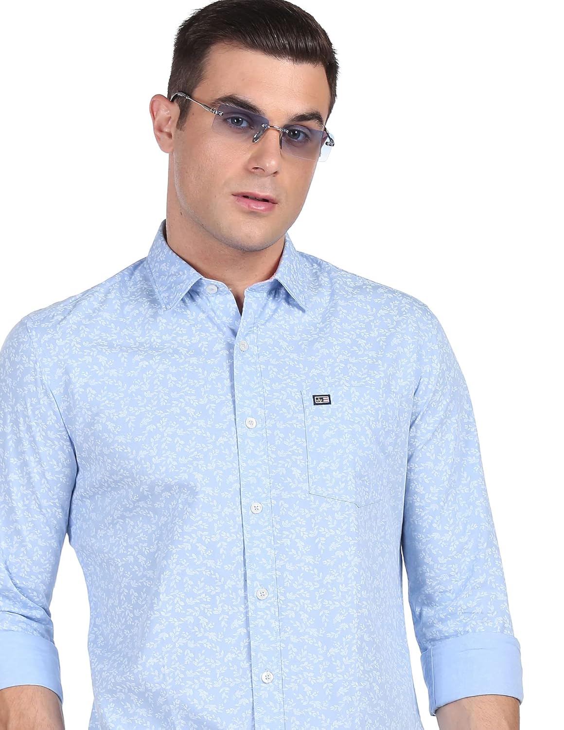 Arrow Men’s Printed Slim Fit Casual Shirt