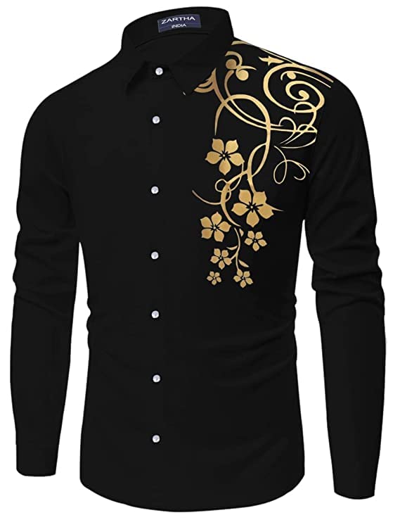 Bellstone Men’s Solid Regular Fit Shirt