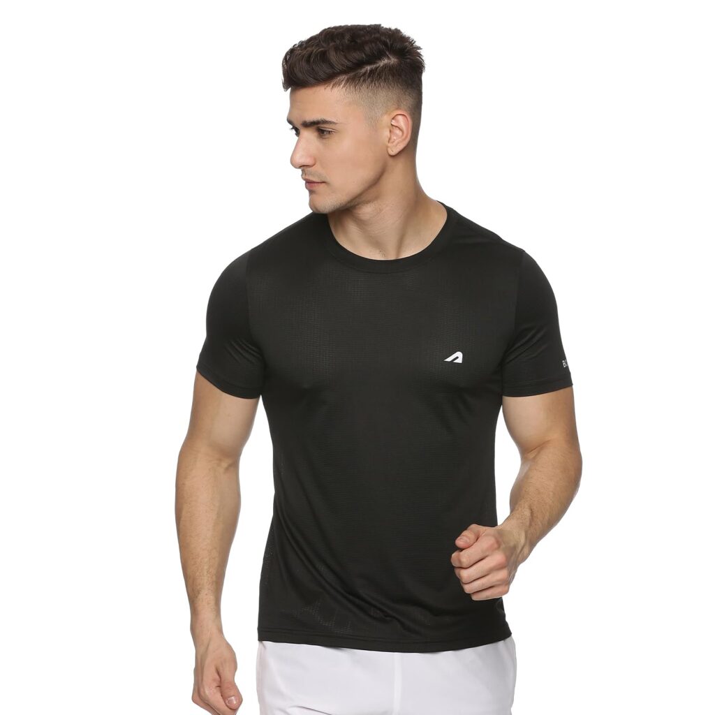Boldfit Sports T Shirt for Men Quick Dry Fit Regular Fit Tshirt Gym T Shirts for Men for Casual Wear Workout T Shirts for Man Active Gym Wear for Men Running T-Shirts for Men T Shirts for Man