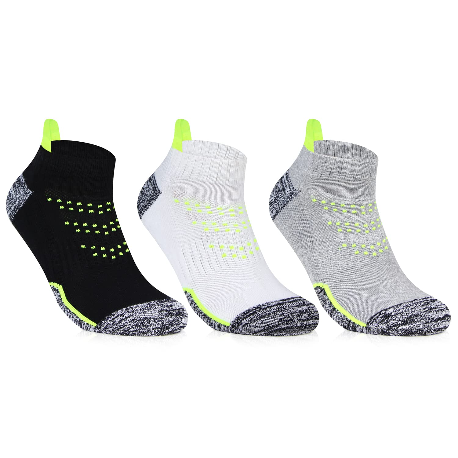 Bonjour Men’s Secret Length Terry Sports Socks – PO3