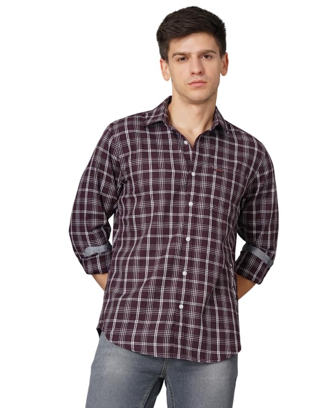 British Club Men Checked Slim Fit Shirt | Lightweight Casual Shirt with Classic Checks | Tailored Slim-Fit Shirt for Men’s Wardrobe | Versatile Shirt | British Club Men Checked Slim Fit Shirt | Lightweight Casual Shirt with Classic Checks | Tailored Slim-Fit Shirt for Men’s Wardrobe | Versatile Shirt |