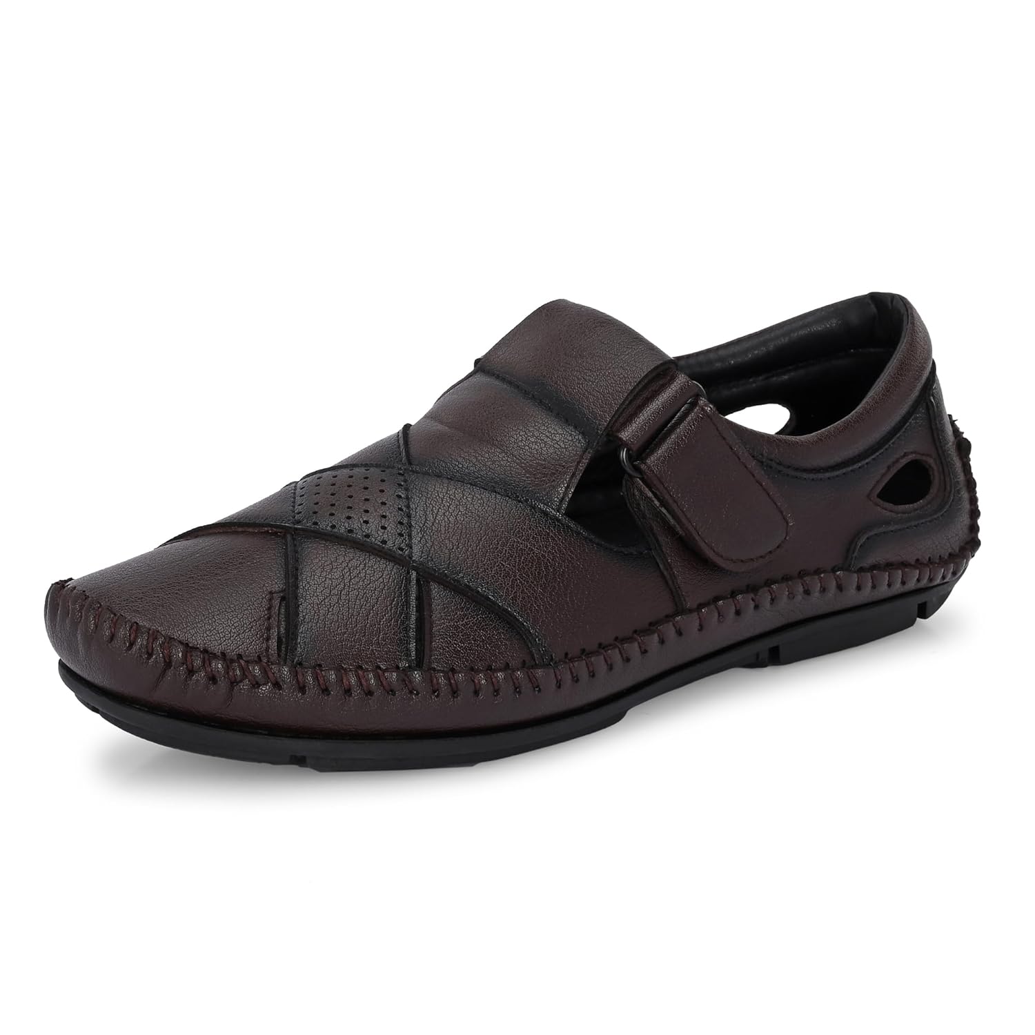 Centrino Sandal for Men | Enhanced Grip Insole for Superior Stability | Modern & Stylish Design with Adjustable Straps | Lightweight & Comfortable Footwear for All-Day Wear (7333)