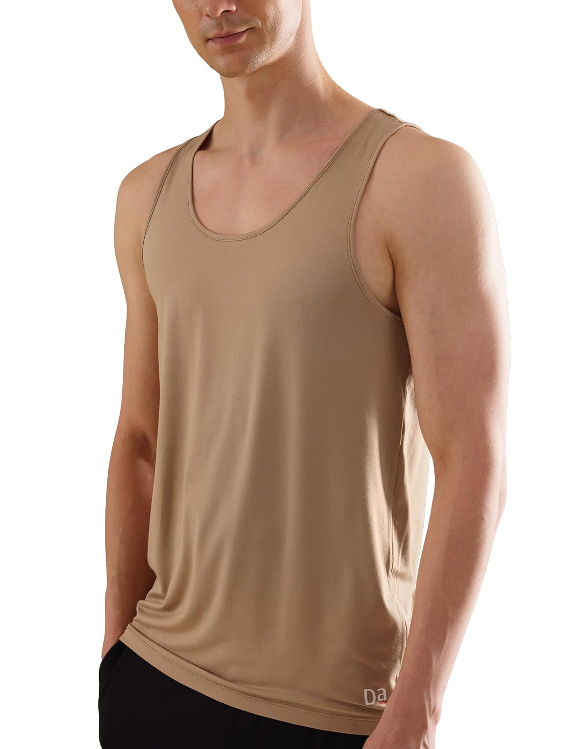 DAMENSCH Neo-Skin Round Neck Vest for Man, Anti-Bacterial, Thermoregulating Men’s, Bamboo Spandex Shape Retaining Banyan for Men, Soft and Sustainable Inner Baniyan