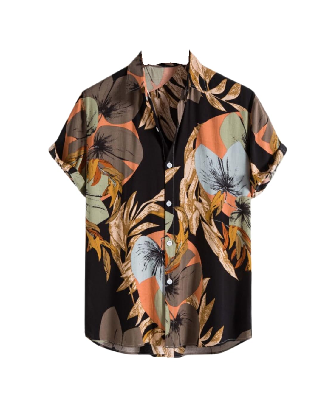DHRUVI TRENDZ Shirt for Men | Casual Stylish | Man’s Printed | Half Sleeve | Foraml Shirts for Man | Men’s Regular Fit | Summer Button-Down