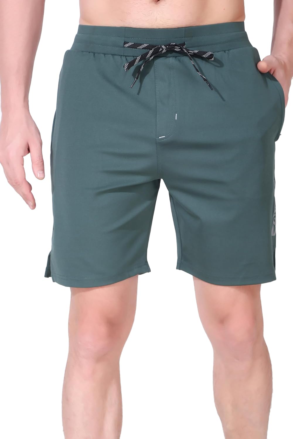 FITINC Stretchable Shorts for Gym, Running, Jogging, Yoga, Cycling, and Active Sports