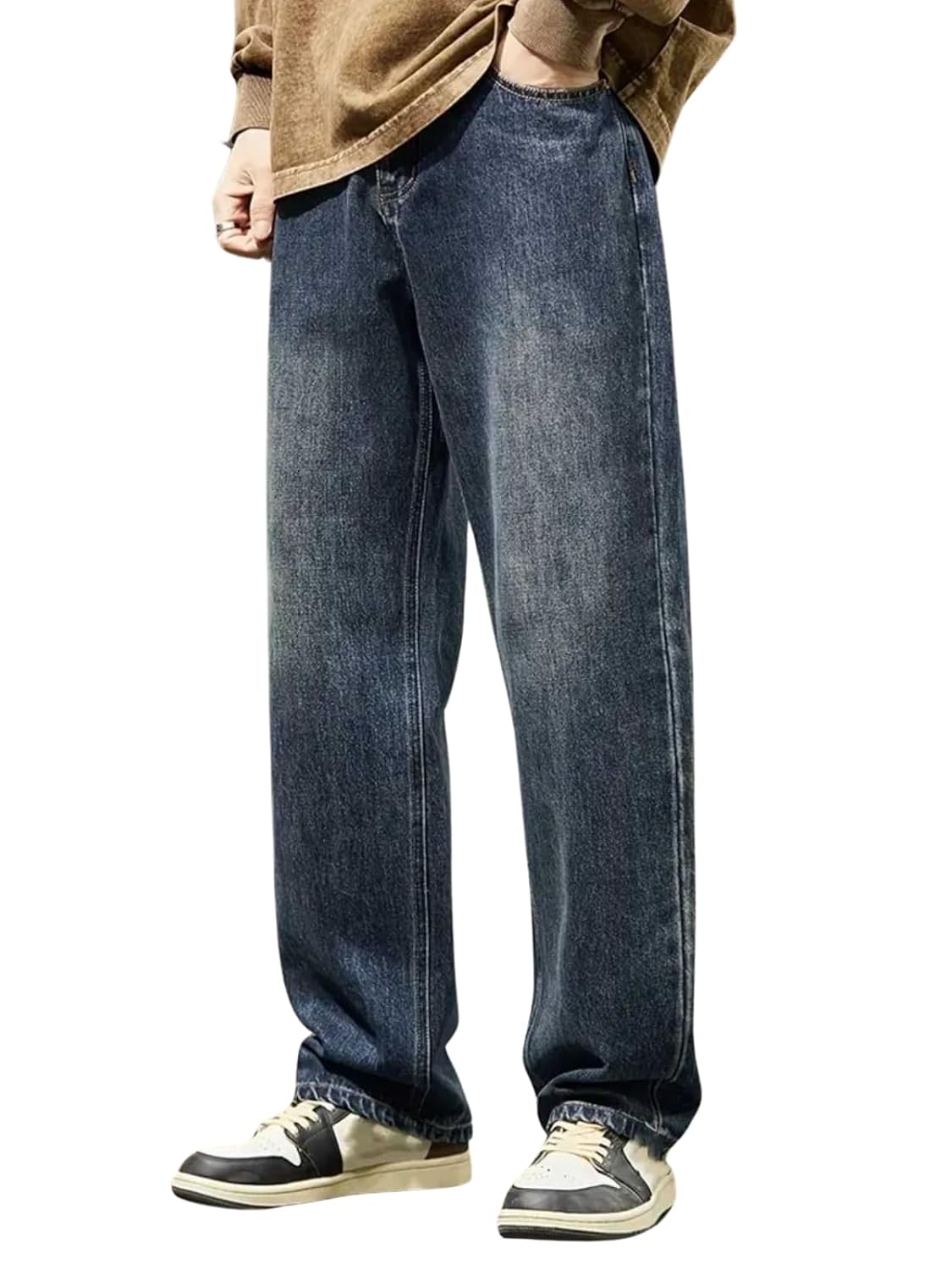 GRECIILOOKS Men Jeans | Men Pants | Denim Jeans | Baggy Jeans for Men | Loose FIT Jeans for Men | Stylish Jeans for Men