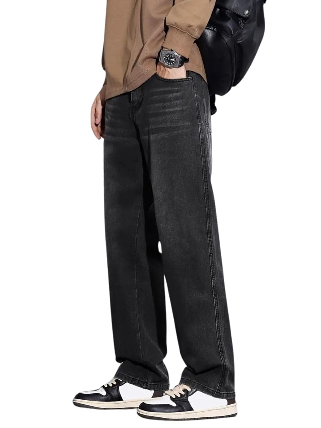 GRECIILOOKS Men Jeans Pants | Denim Jens | Baggy Sty for Man | Regular Fit’s | Mid RiseLoose Fit & Stylish Jeans for Men’s