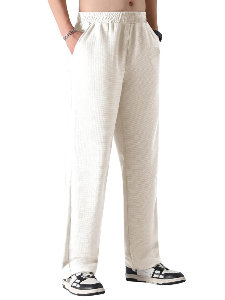GRECIILOOKS Men’s Loose Mid Rise Track Pant