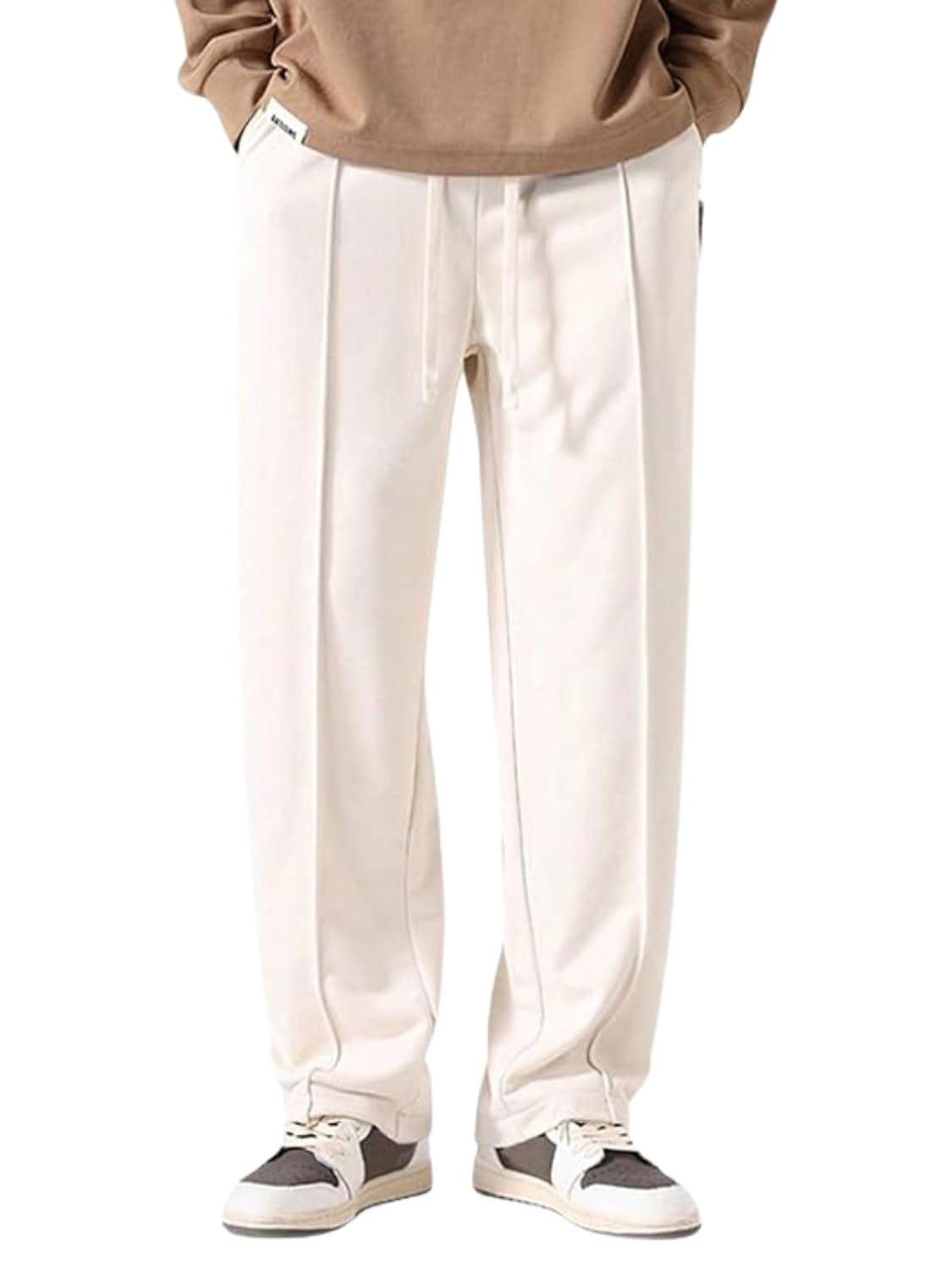 GRECIILOOKS Trouser Pant for Men | Loose Fit Man Track Pants | Formal Causal Regular Fit | Baggy Stylish | Relaxed Cargo | Summer| Stretchable (Sports | Gym | Yoga)