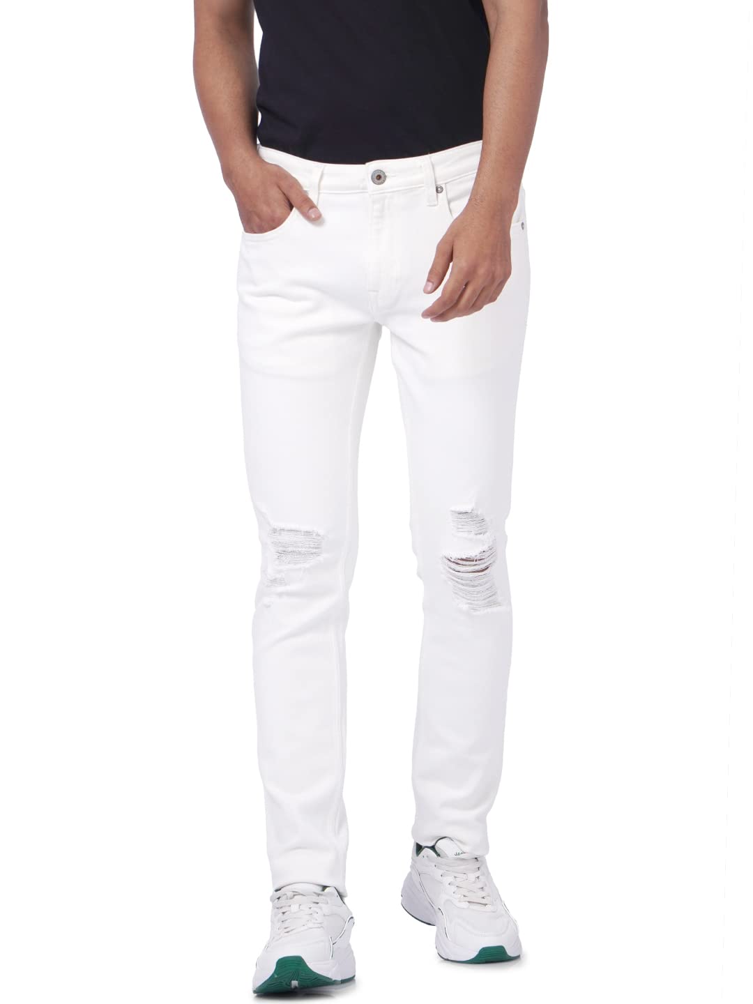 JACK & JONES Men’s Ben Skinny Fit Low-Rise Jeans