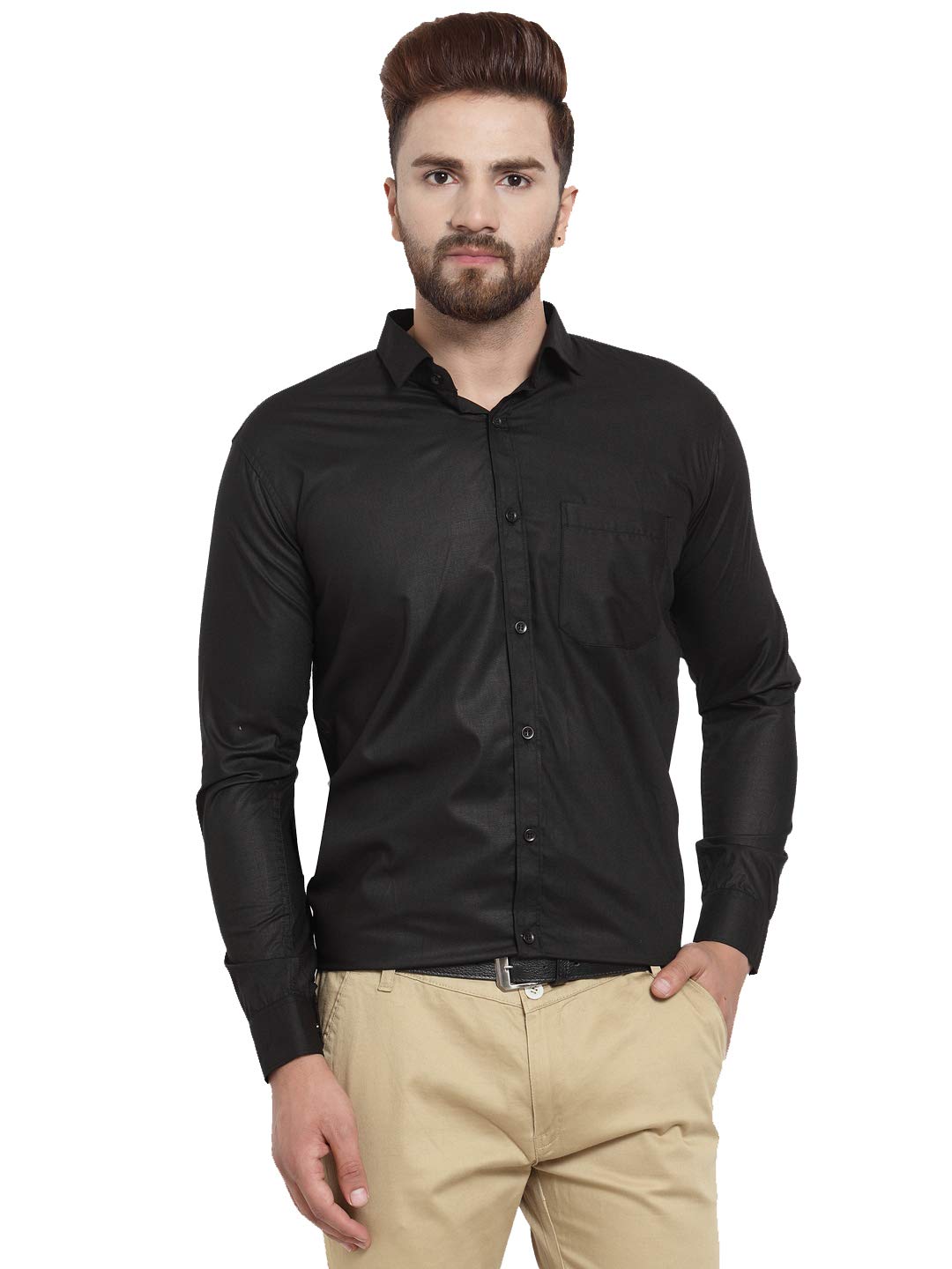 JAINISH Men’s Poly Cotton Formal Shirt