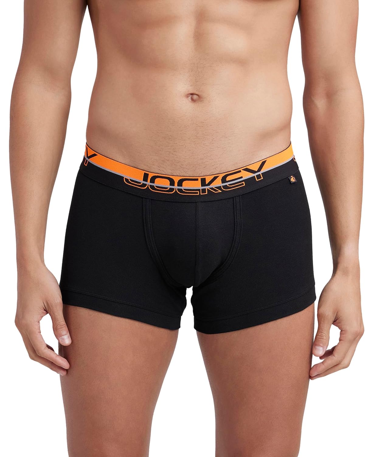 Jockey FP03 Men’s Super Combed Cotton Rib Solid Trunk with Ultrasoft Waistband