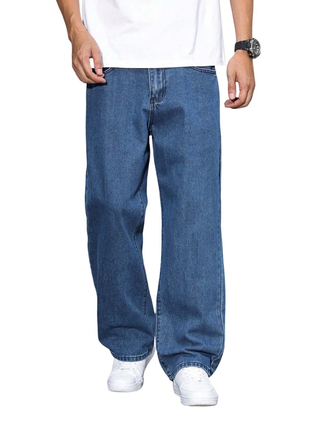 KOTTY Men’s Rugged Look Straight Fit Jeans – Durable & Stylish