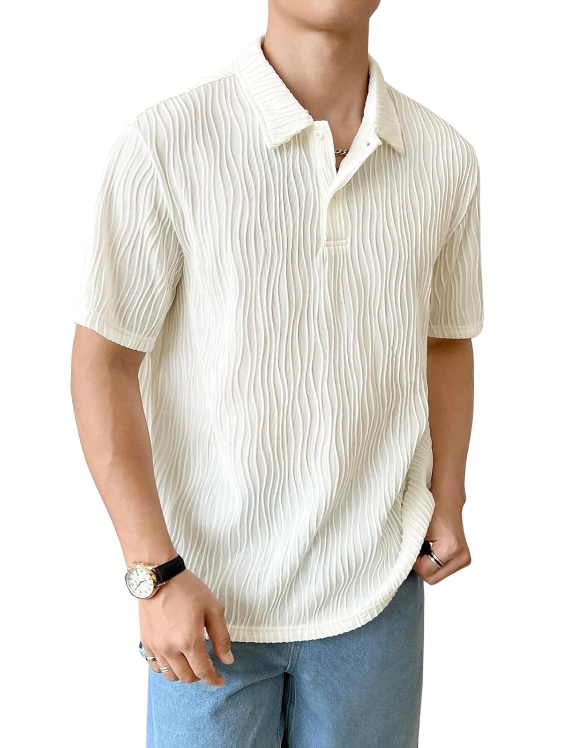 Leriya Fashion Cotton Polo T-Shirt for Men – Soft Breathable Fabric | Regular Fit Half Sleeve Collar Tee for Summer Casual Wear