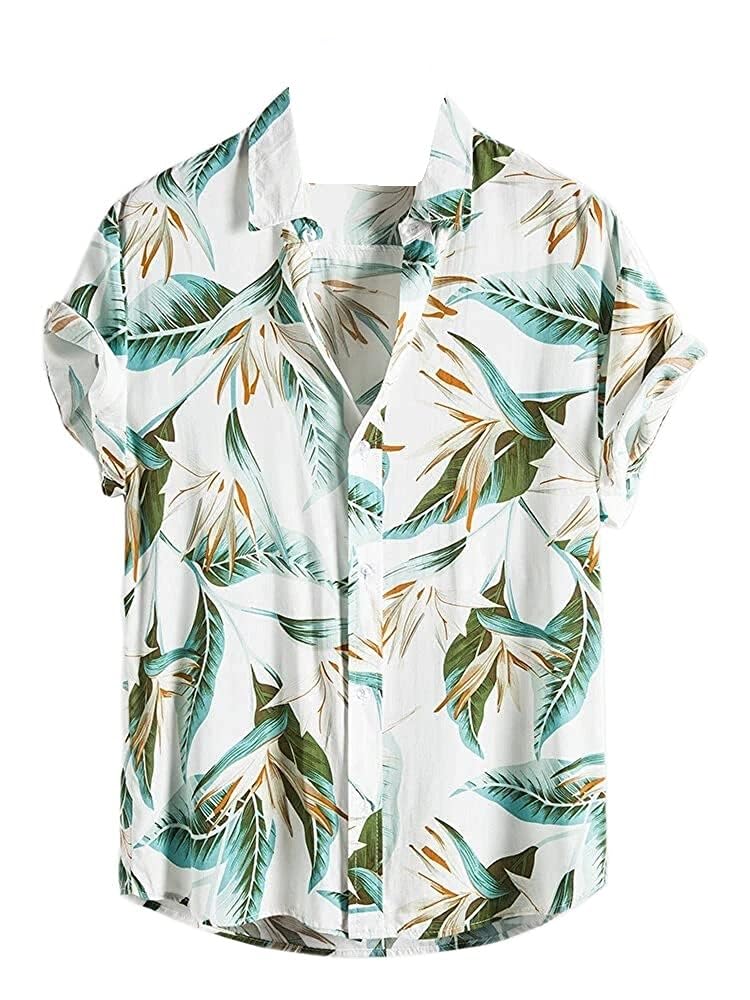 Leriya Fashion Men’s Casual Cotton Shirt – Button Down Summer Shirt for Men | Lightweight Textured Fabric | Perfect for Daily & Weekend Wear