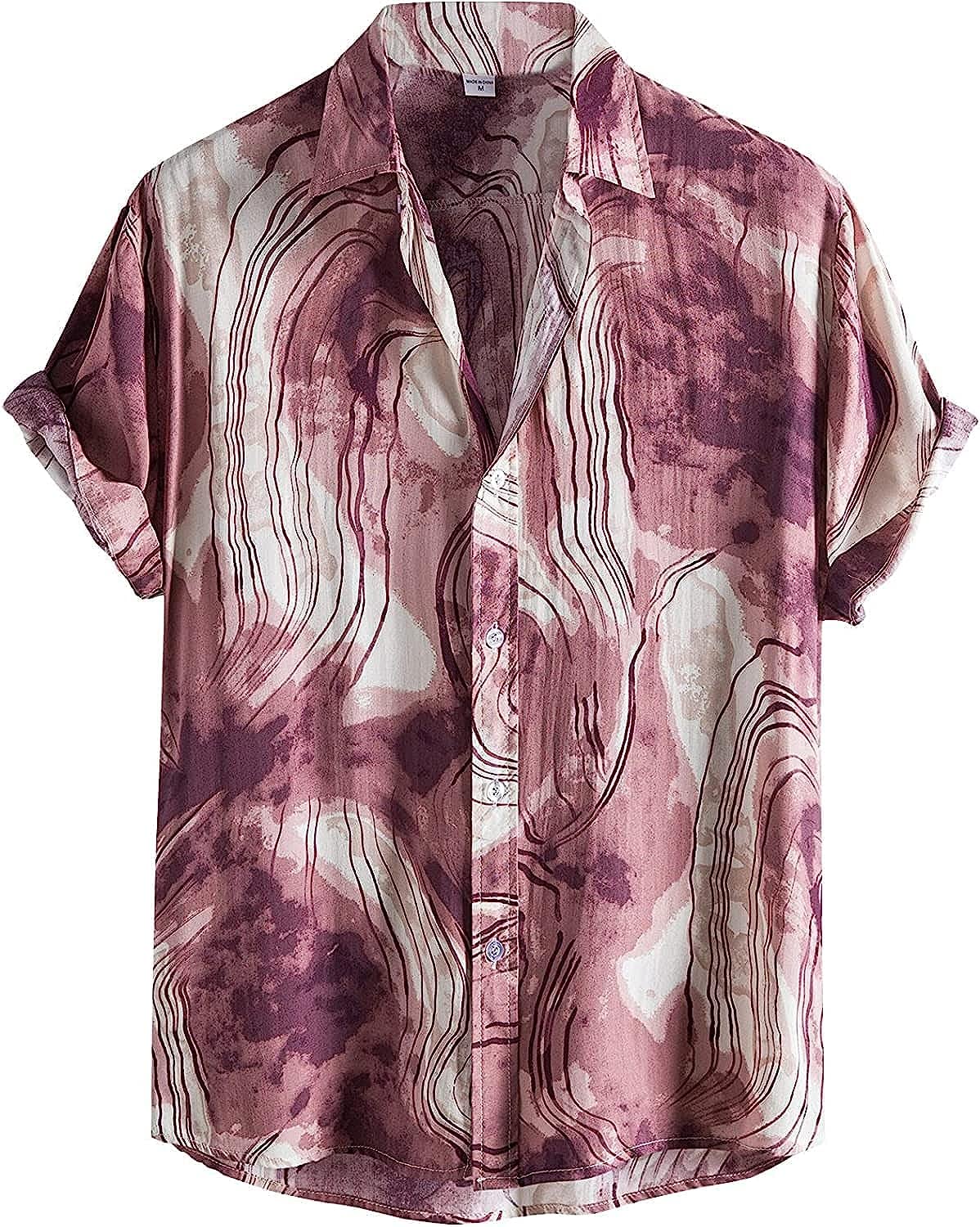 Leriya Fashion Shirt for Men | Casual Stylish | Short Sleeve | Printed Shirts | Man’s Regular Fit | Summer Button Down