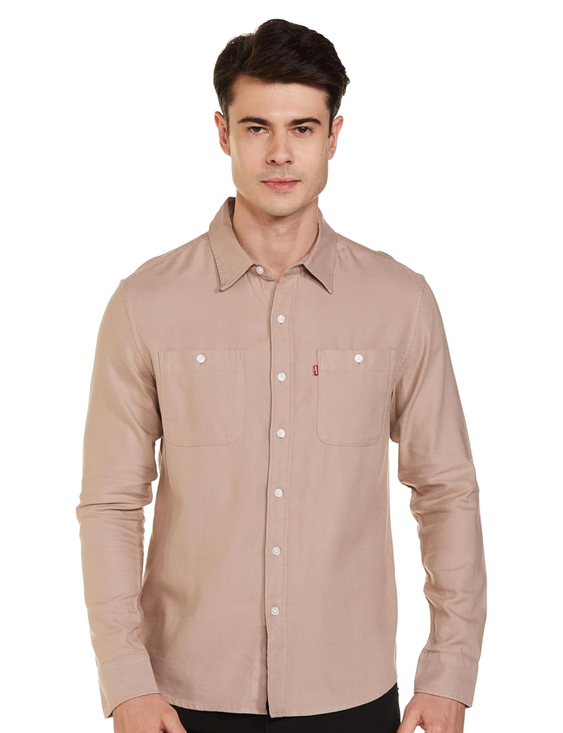 Levi’s Men’s Cotton Solid Slim Fit Shirt