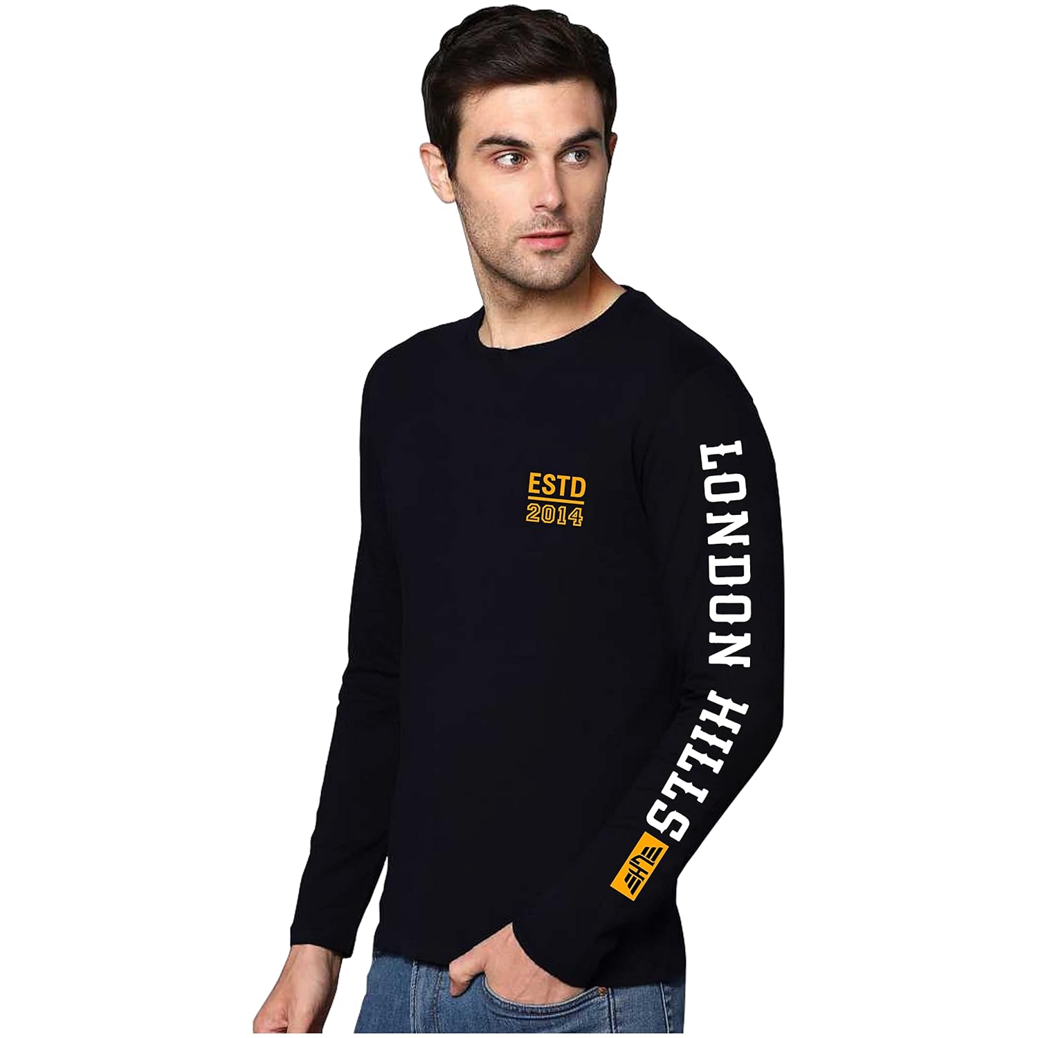London Hills Men’s Cotton Regular Fit T-Shirt