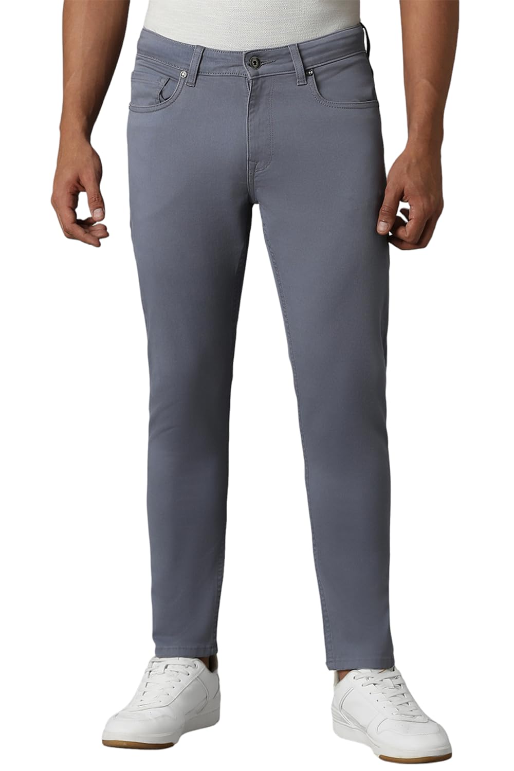 Louis Philippe Men’s Comfort Fit Mid Rise Jeans Louis Philippe Men’s Comfort Fit Mid Rise Jeans