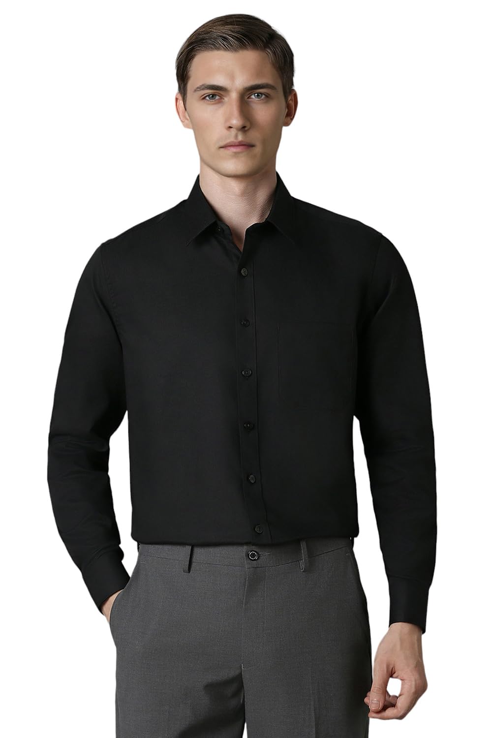 Louis Philippe Men’s Cotton Slim Fit Shirt