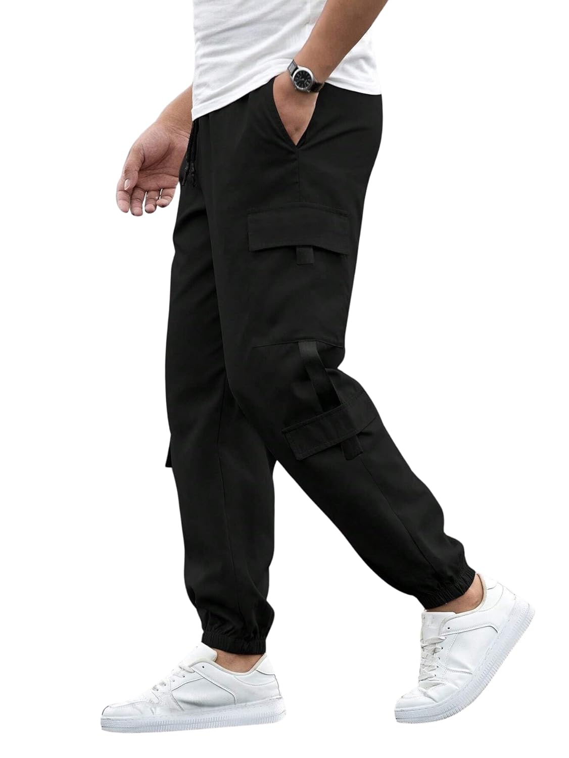 Lymio Men’s Regular Fit Mid Rise Track Pant