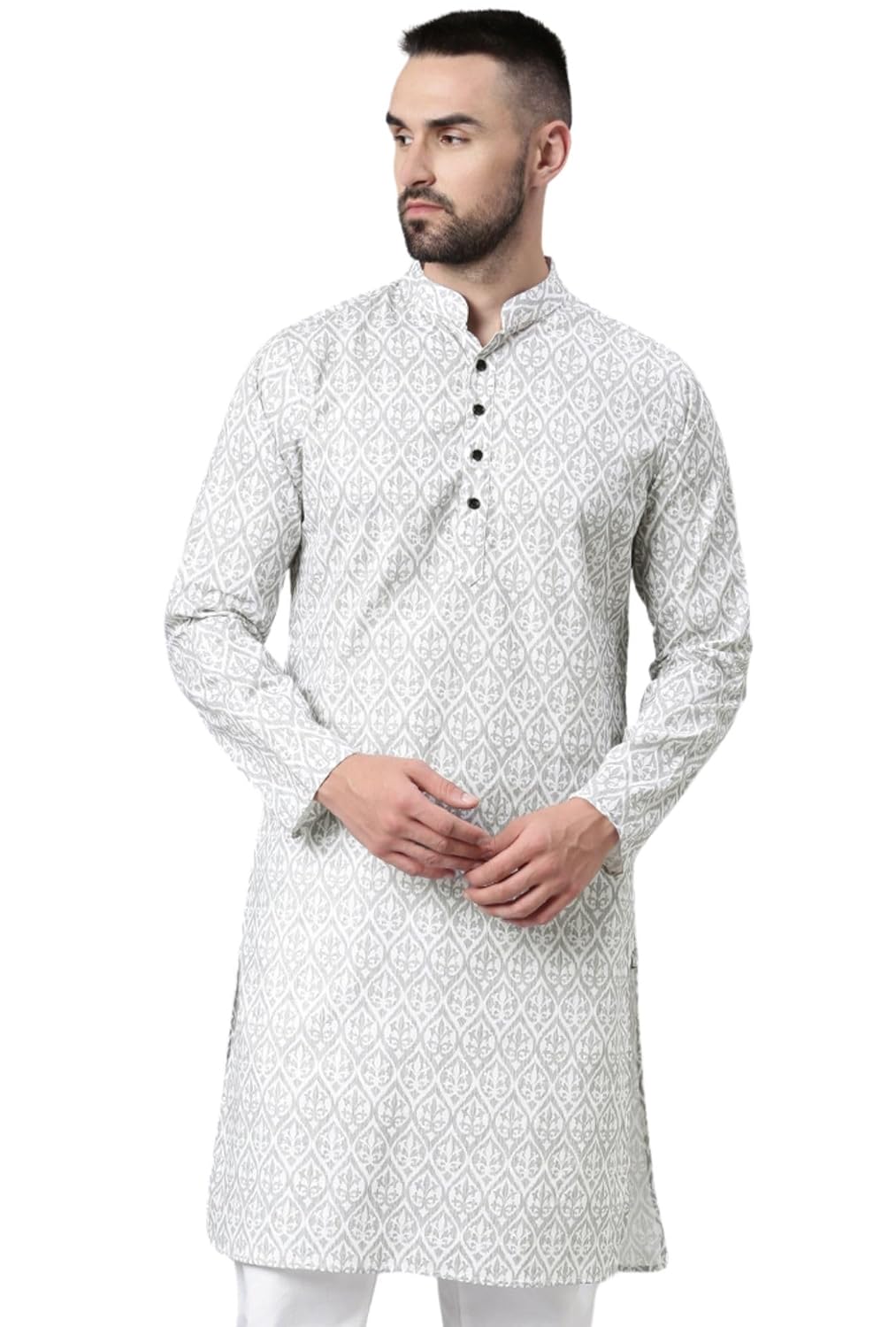 Majestic Man Men’s Cotton Regular Fit Casual Kurta