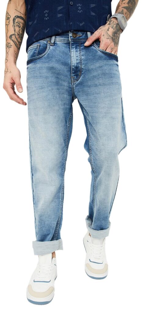 Max Men Mid Rise Regular Fit Jeans Max Men Mid Rise Regular Fit Jeans