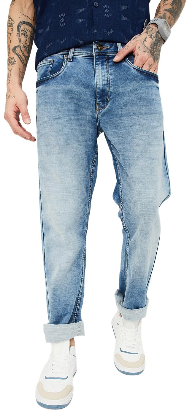 Max Men Mid Rise Regular Fit Jeans