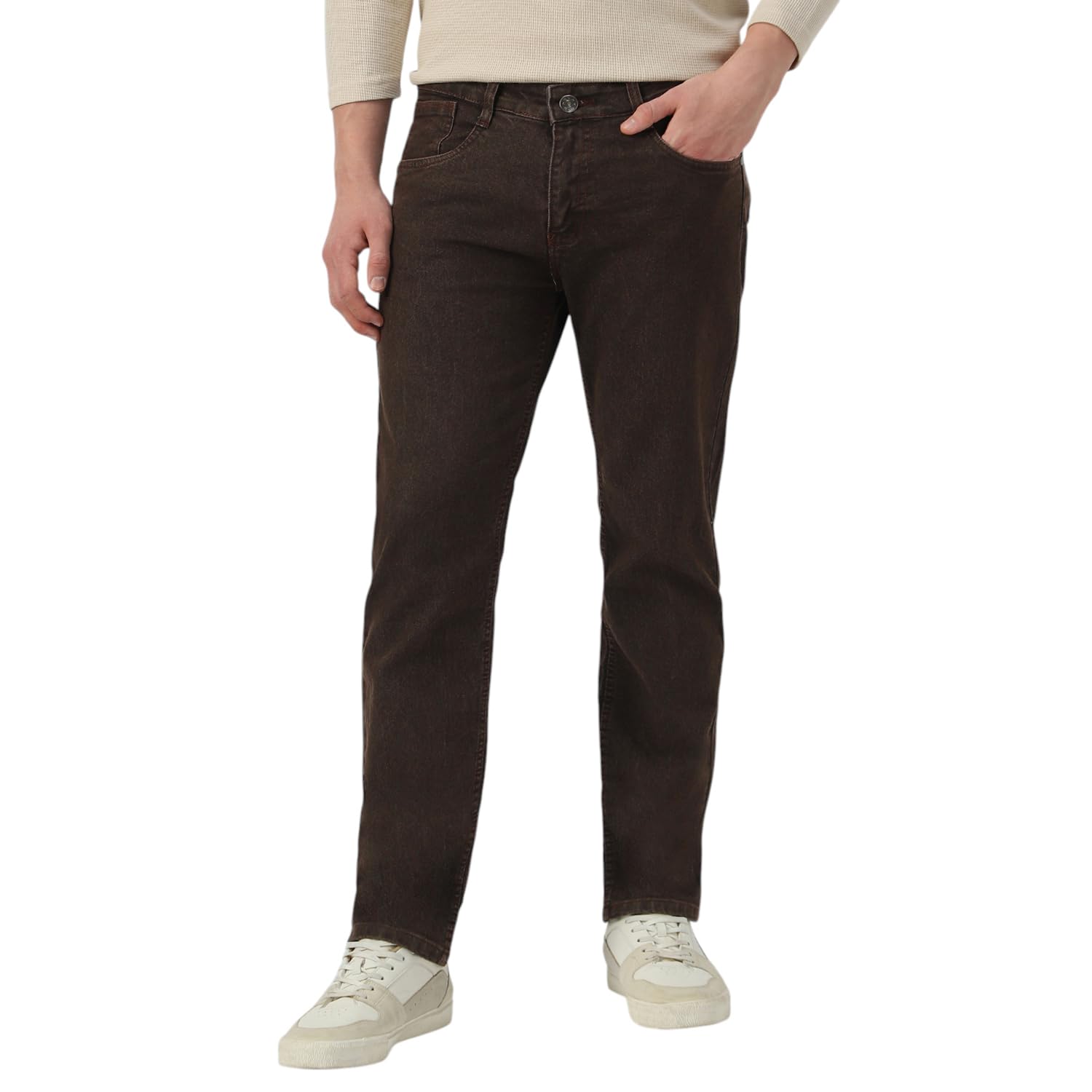 Neostreak Men’s Regular Fit Washed Jeans Stretchable