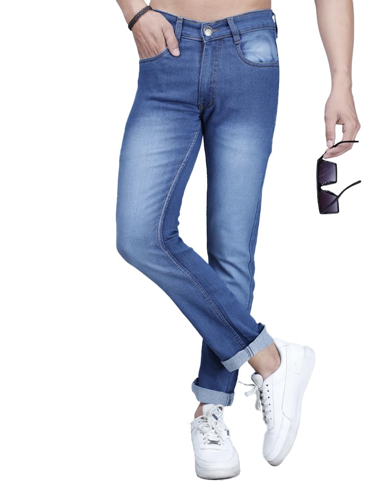 Nobel Monk Men’s Regular Fit Denim Jeans |Men Jeans Pants