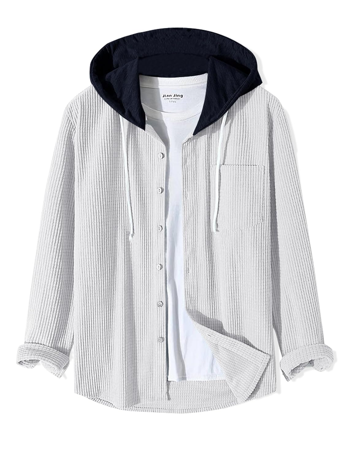 Noble Monk Men’s Solid Regular Fit Shirt