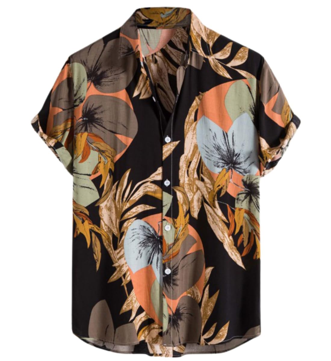 OM SAI LATEST CREATION Shirt for Men | Casul Stylish| Men’s Printed Regular Fit | Half Sleeve | Formal Shirts for Man | Summer-Button Down