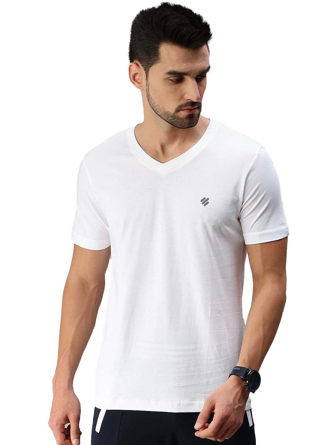 ONN Men’s Regular Fit Half Sleeve V Neck T-Shirt