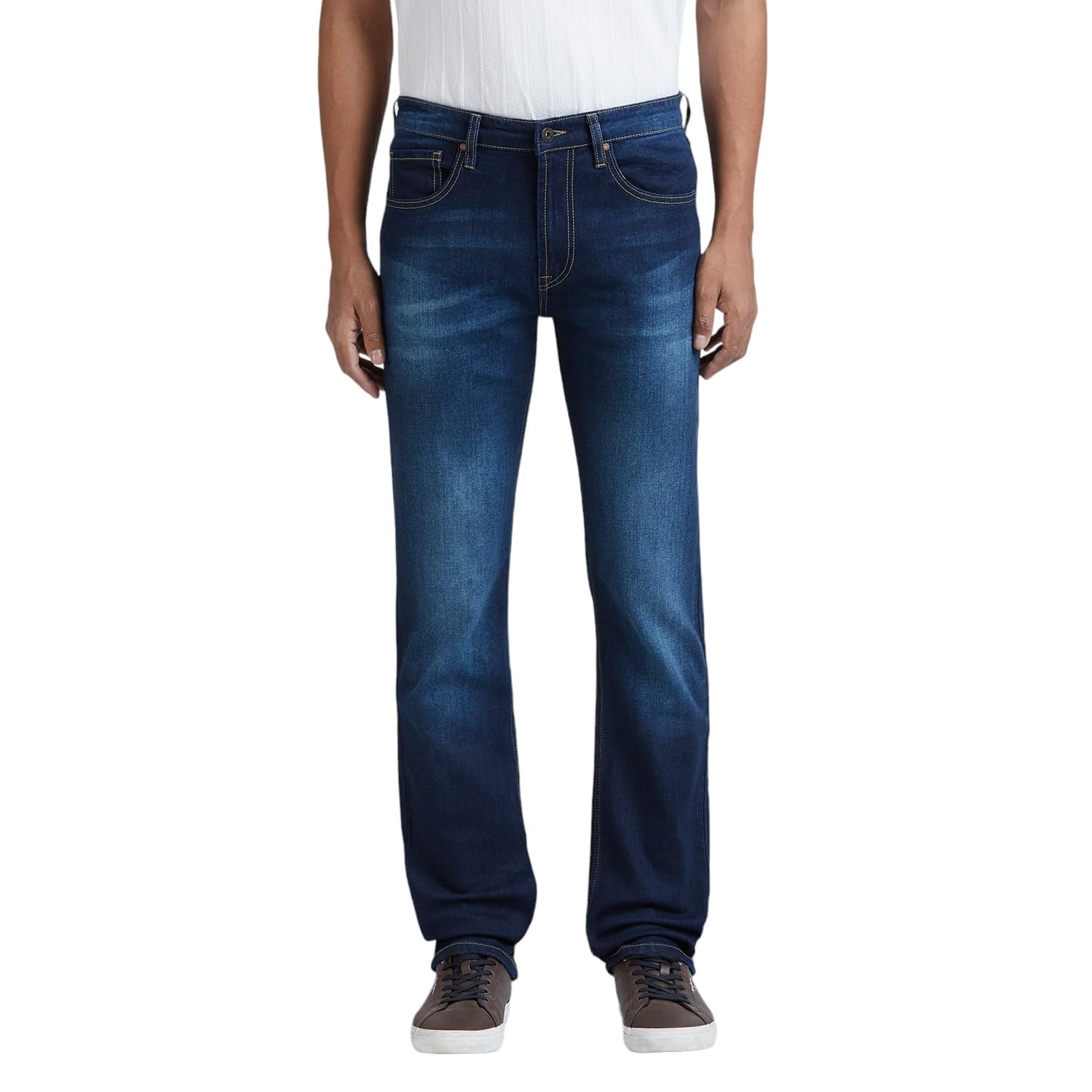 Pepe Jeans Men’s Straight Fit Mid Rise Jeans Pepe Jeans Men’s Straight Fit Mid Rise Jeans
