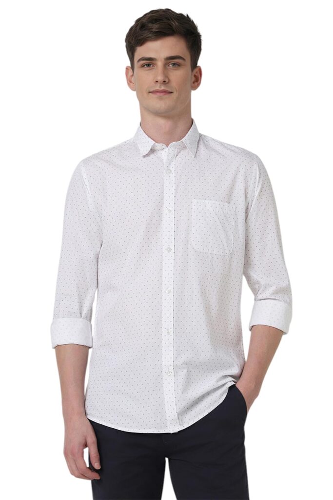 Peter England Men’s Printed Slim Fit Shirt Peter England Men’s Printed Slim Fit Shirt