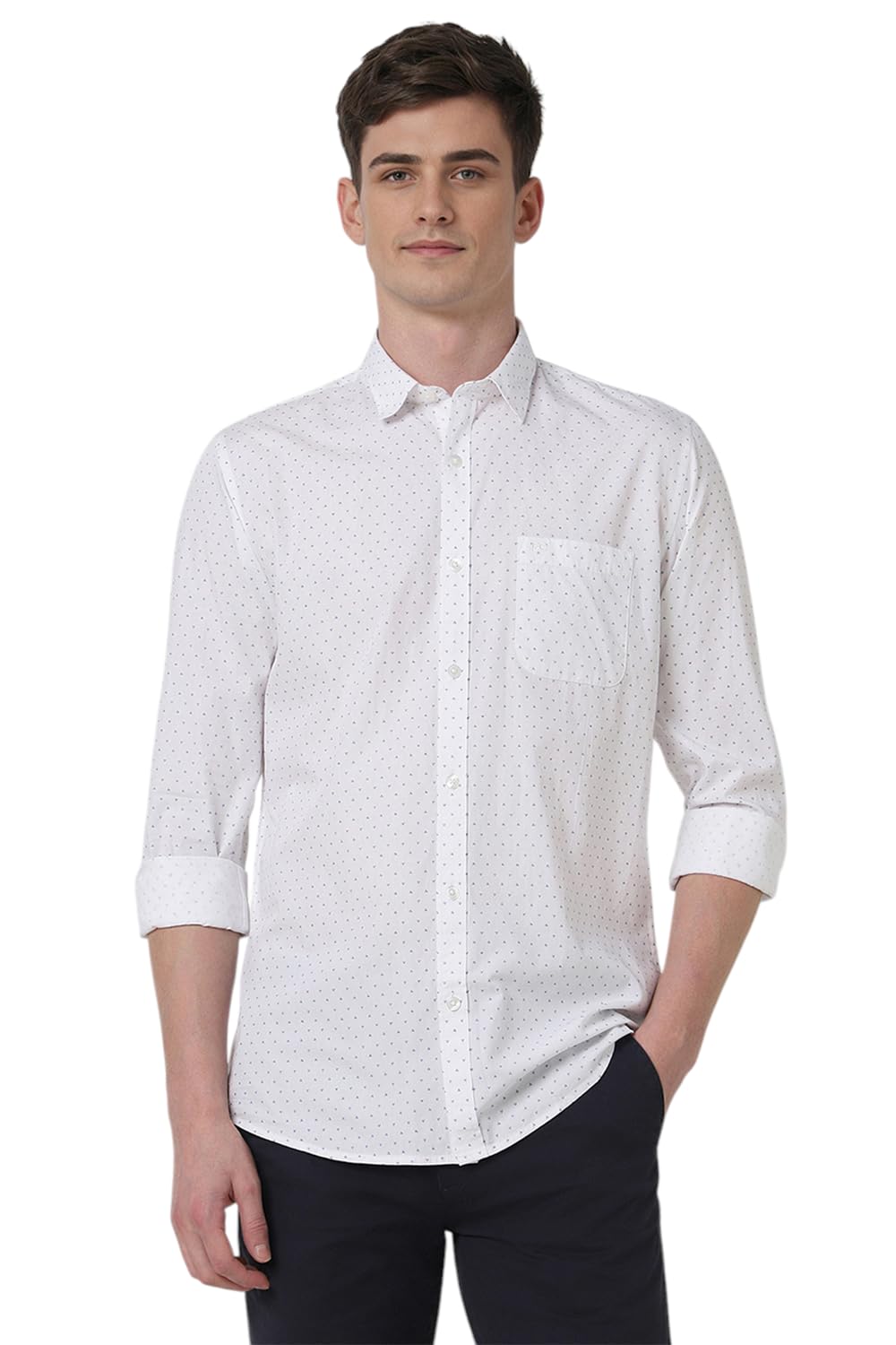 Peter England Men’s Printed Slim Fit Shirt Peter England Men’s Printed Slim Fit Shirt