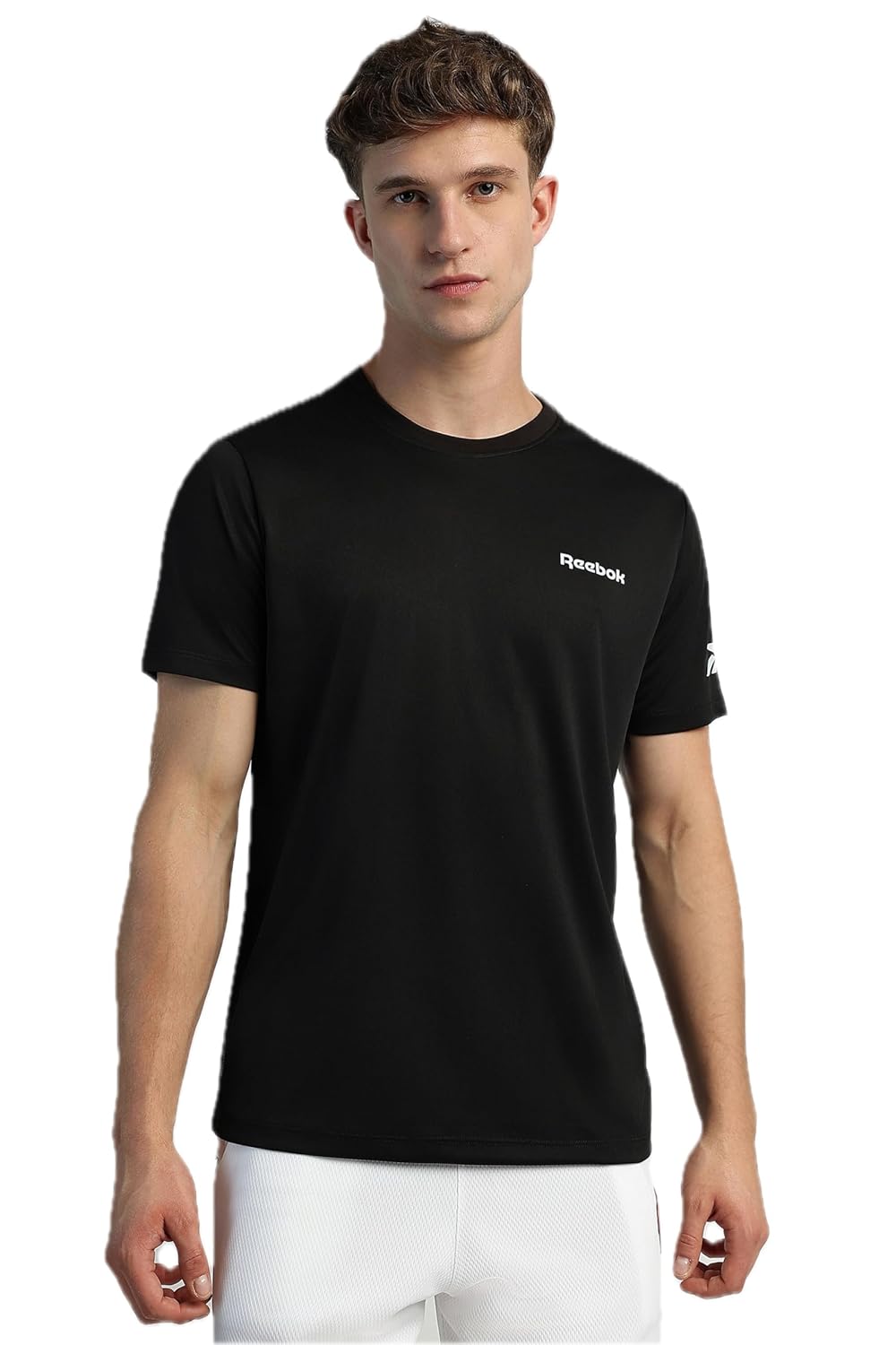 Reebok Men’s Solid Regular Fit T-Shirt